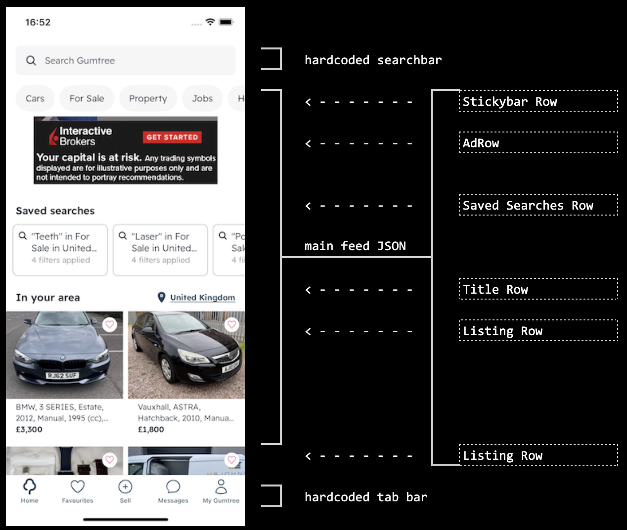 New UI - Row Elements